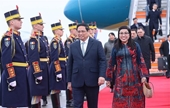 Primer ministro de Vietnam llega a Bucarest para iniciar su visita a Rumania