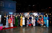 El primer Festival de Ao dai de Vietnam en la prefectura japonesa de Fukuoka