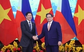 El Primer Ministro de Vietnam recibe al Presidente de Filipinas