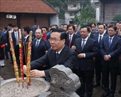 Presidente de Vietnam conmemora al rey An Duong Vuong en Dong Anh