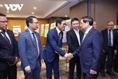 Pham Minh Chinh sostiene encuentros con la Asociación de Empresarios Vietnamitas en Australia