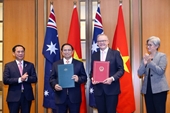 La profundización de los vínculos Vietnam-Australia es parte de una visión común de desarrollo, dice la Cancillería