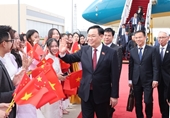 Presidente de la Asamblea Nacional comienza su visita oficial a China