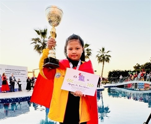 Ajedrecista vietnamita gana medalla de oro en el Campeonato Mundial Juvenil de Ajedrez Rápido y Relámpago