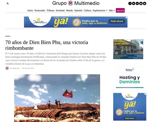 Periódicos de Latinoamérica exaltan la victoria de Dien Bien Phu