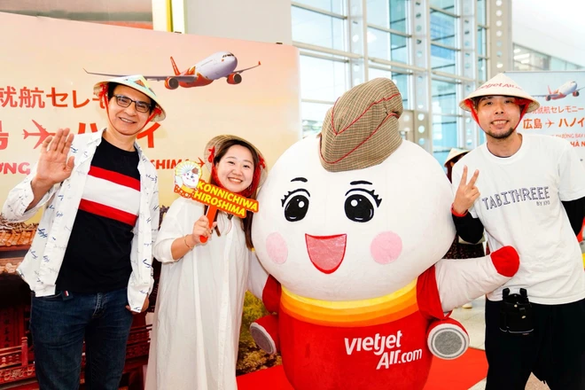 Vietjet Air abre una ruta directa que conectan Hanoi e Hiroshima