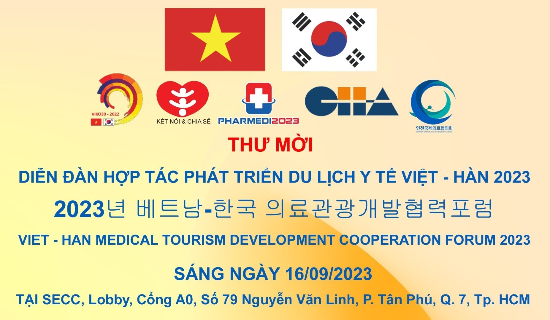 Sắp diễn ra Diễn dàn hợp tác phát triển du lịch Việt Nam – Hàn Quốc 2023